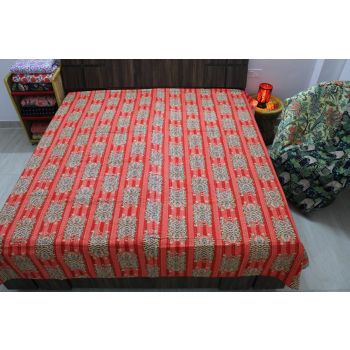 Tiger print kantha bedcover Chhipa-11