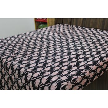 Handmade kantha animal print bedcover Chhipa-15