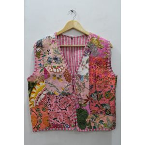 Cotton Patchwork Jacket Women Wear Winter Jacket Chhipa-76