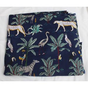Jungle Print Cotton Quilting Fabric By The Yard Chhipa-53