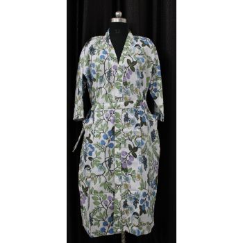 Bird Print Cotton Kimono Women Comforter Chhipa-102