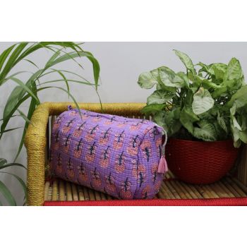Indian handmade cotton quilted pouch bags Chhipa-35