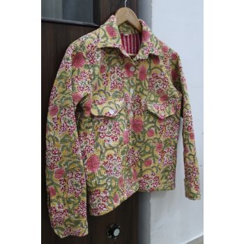 Winter Wear Women Cotton Quilted Jacket Chhipa-30