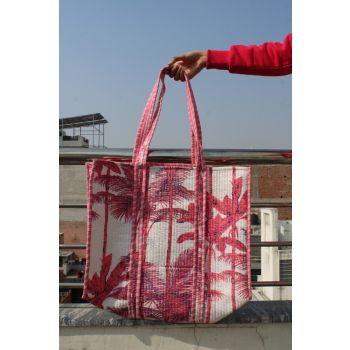 New Hand Tote Bag for Women With Tree Print Chhipa-23