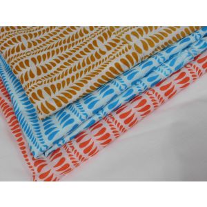Cotton Quilting Fabric Hand Block Fabric By The Yard Chhipa-44