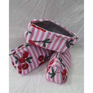Wash Bag Quilted Cotton Toiletry Bag Chhipa-125