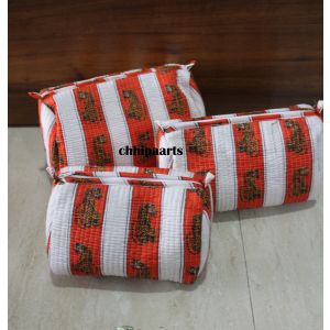 Makeup kit cotton handmade quilted bags Chhipa-160