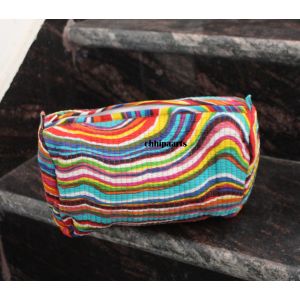 Makeup Cotton Quilted Women Large Toiletry Bag Chhipa-127