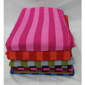 Cotton Fabric By The Yard Striped Fabric For Craft Chhipa-65
