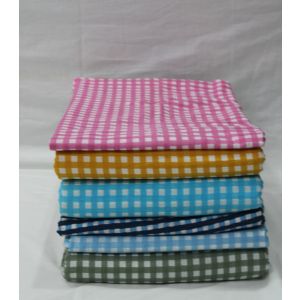 Lightweight cotton fabric check printed by yard fabric Chhipa-66